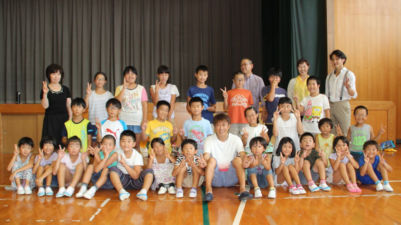 宮崎地区の子ども達と